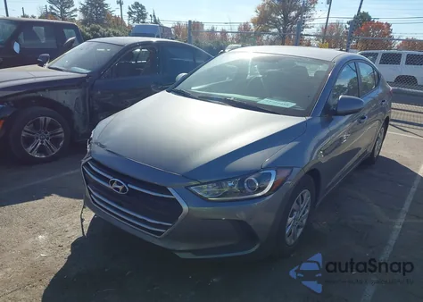 2017 Hyundai Elantra Se из США, поврежденный, VIN KMHD74LFXHU114494